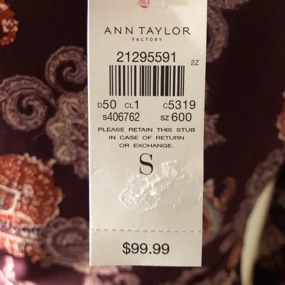 NWT Ann Taylor Faux Wrap Dress - Picture 5 of 5